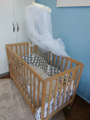 Wooden Baby Crib- Peekabo