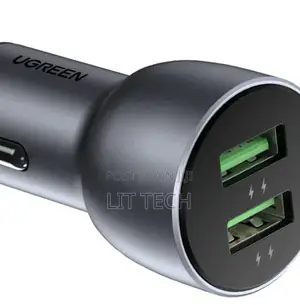 UGREEN 2-Port Fast Car Charger – CD213