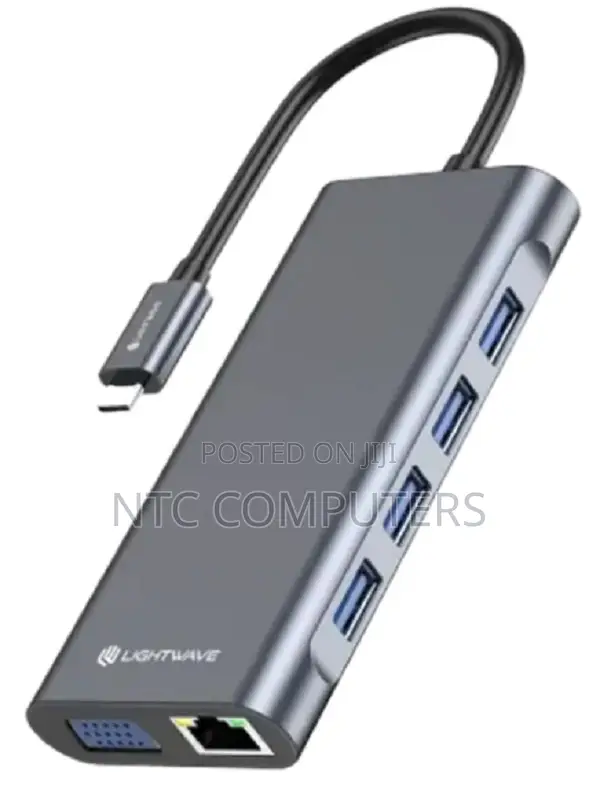 Lightwave Lw-Sil-Dock-11i1 -11 in 1 Docking Station -Silver Series