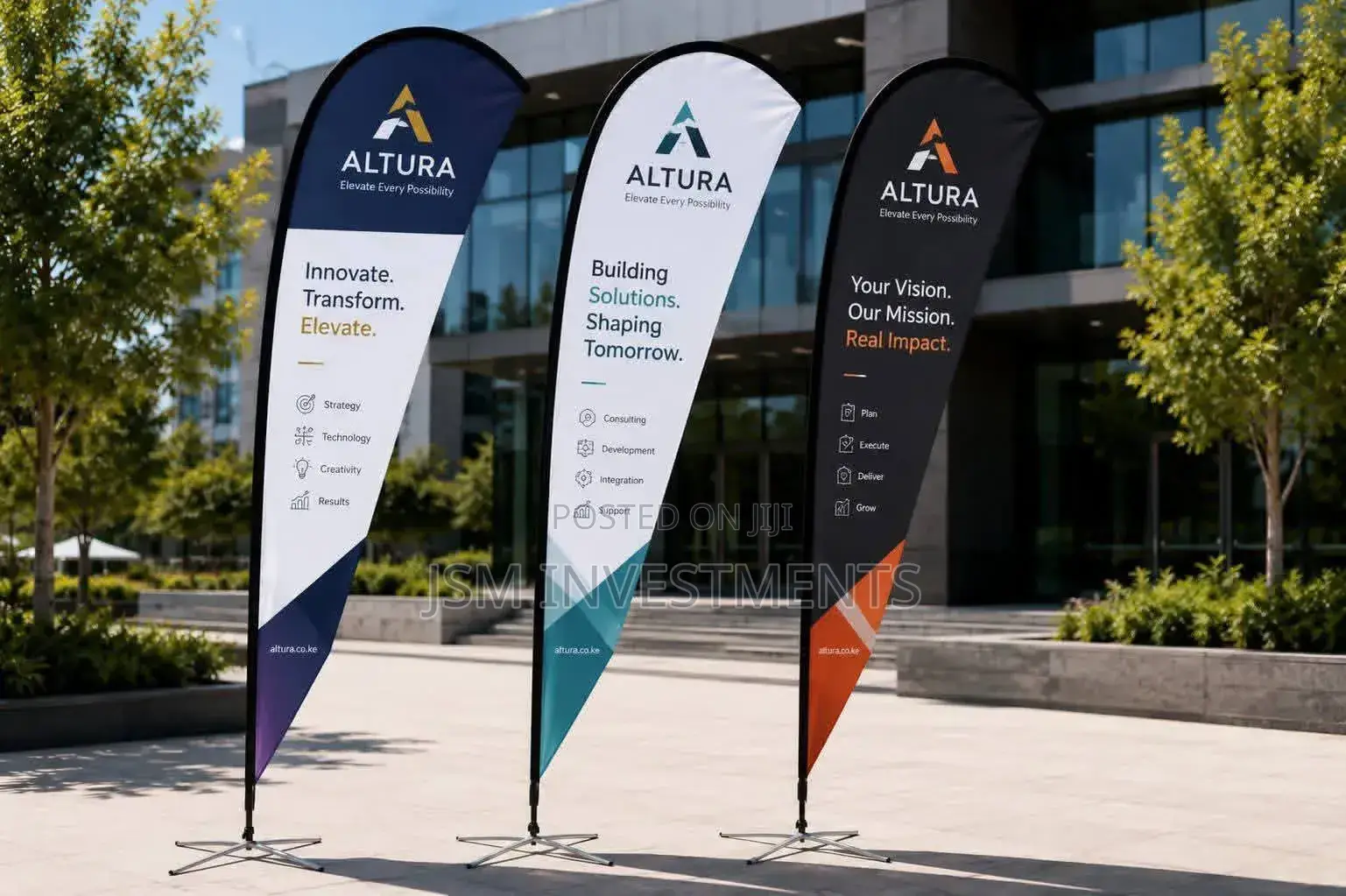 Outdoor Teardrop Banners(4.5 Metres)
