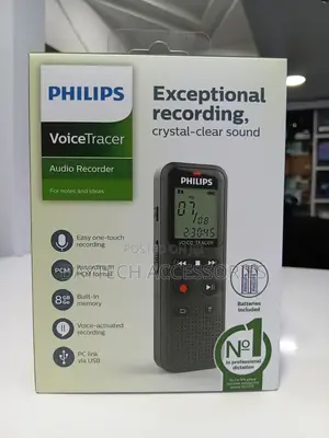 Philips DVT1160 VoiceTracer Audio Recorder - Black