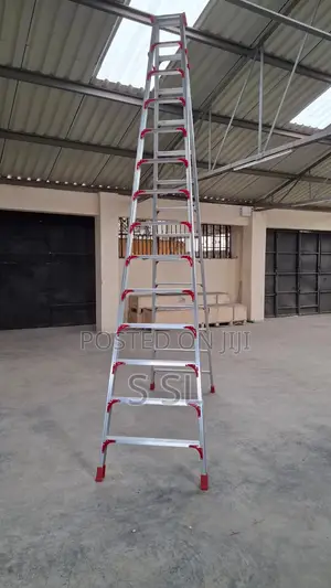 14ft Double-Sided a-Frame Ladder Kenya | Heavy Duty
