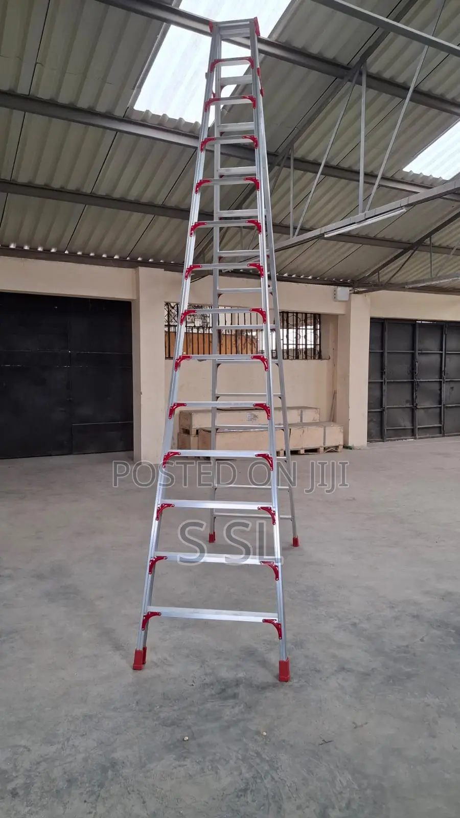 14ft Double-Sided a-Frame Ladder Kenya | Heavy Duty