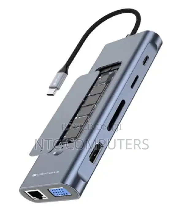Light Wave Docking Station M2/Nvme-Dock-11 11-in-1 USB-C NVMe Dock