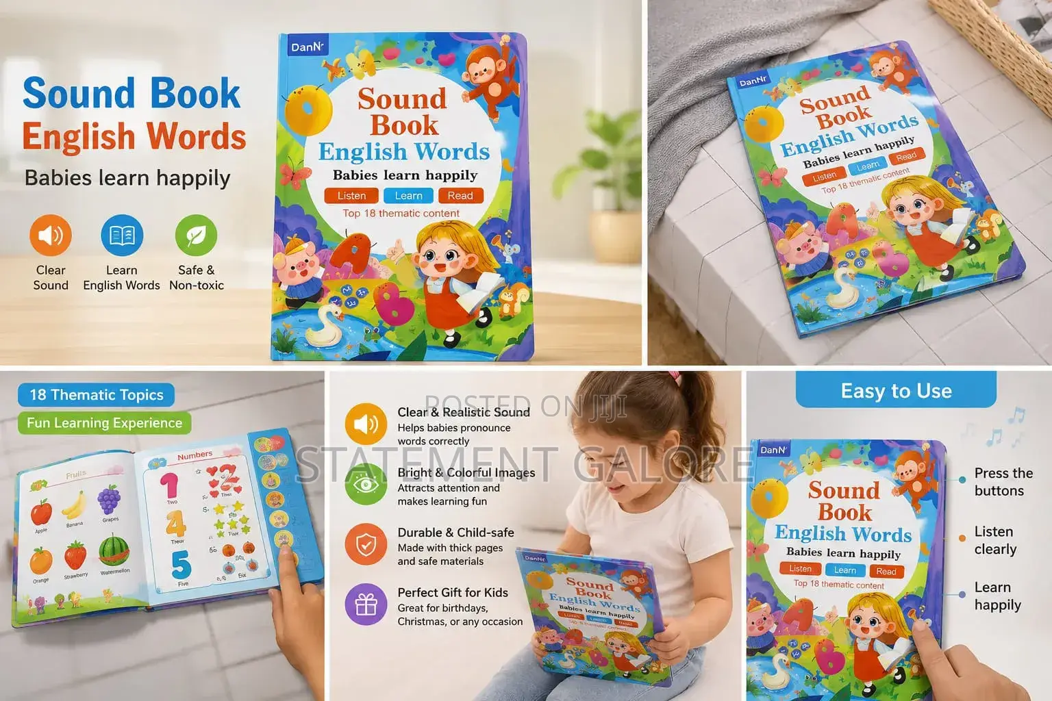 Rechargeable Sound Book