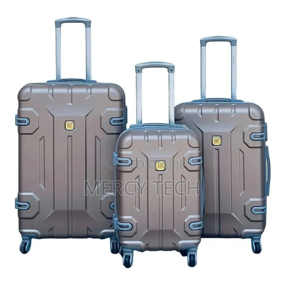 3-in-1 Fibre Suitcase Set (Size 2, Multiple Colours)