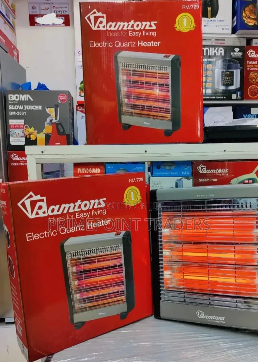 Keep Warm With the 3-Bar Quartz Heater – Rm/729 
