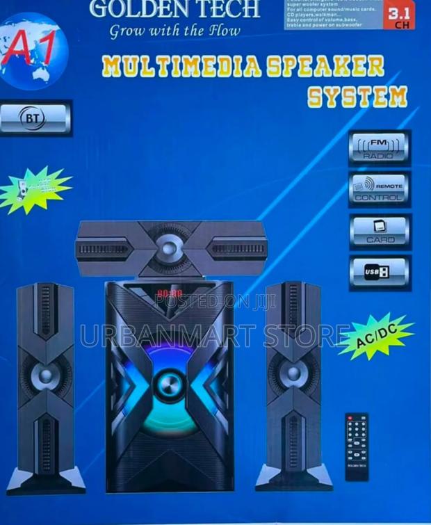 Golden Tech GT-9100BT 3.1 Channel Bluetooth Speaker - main view
