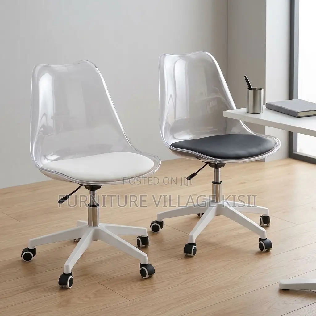 Swivel Acrylic Padded Chair