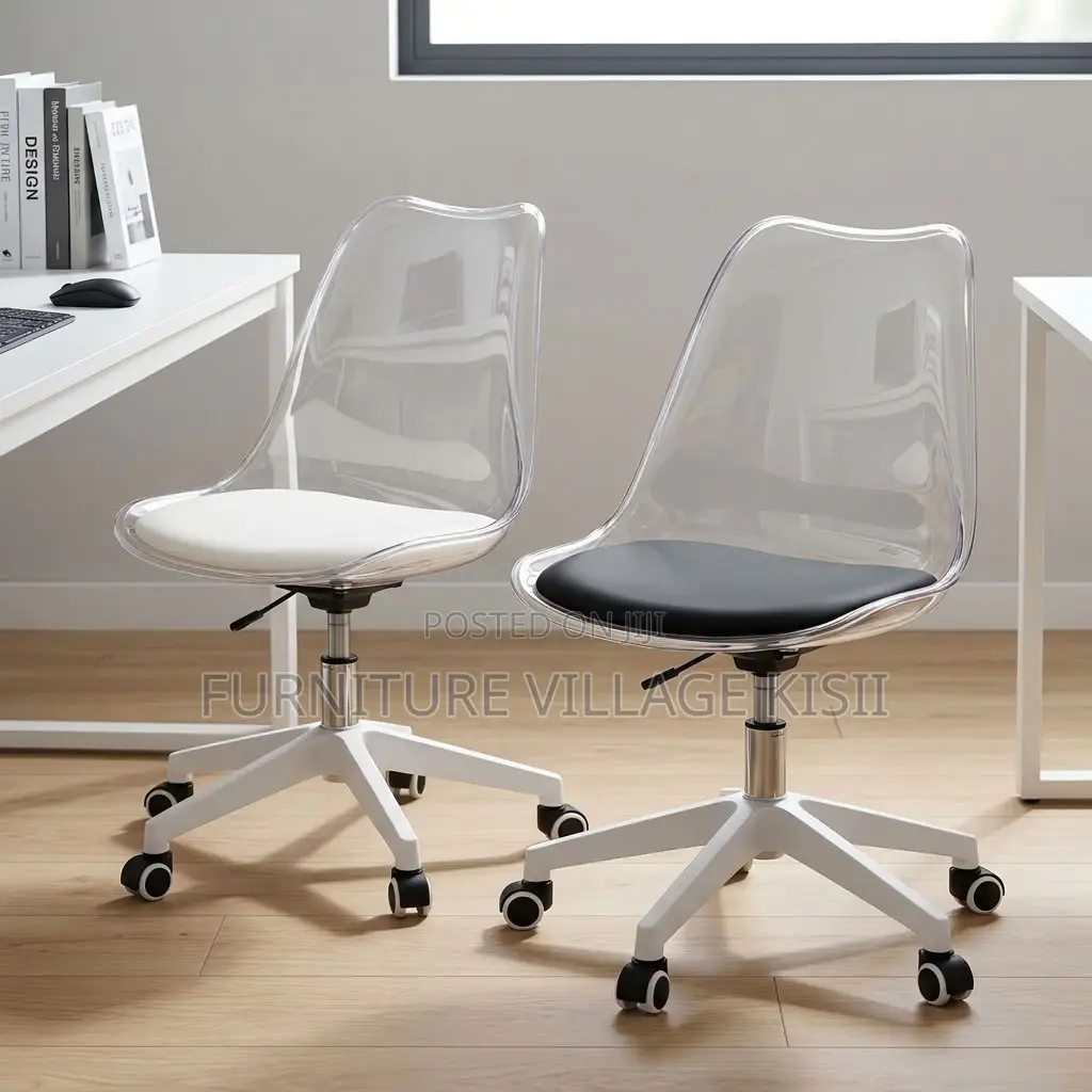 Swivel Acrylic Padded Chair