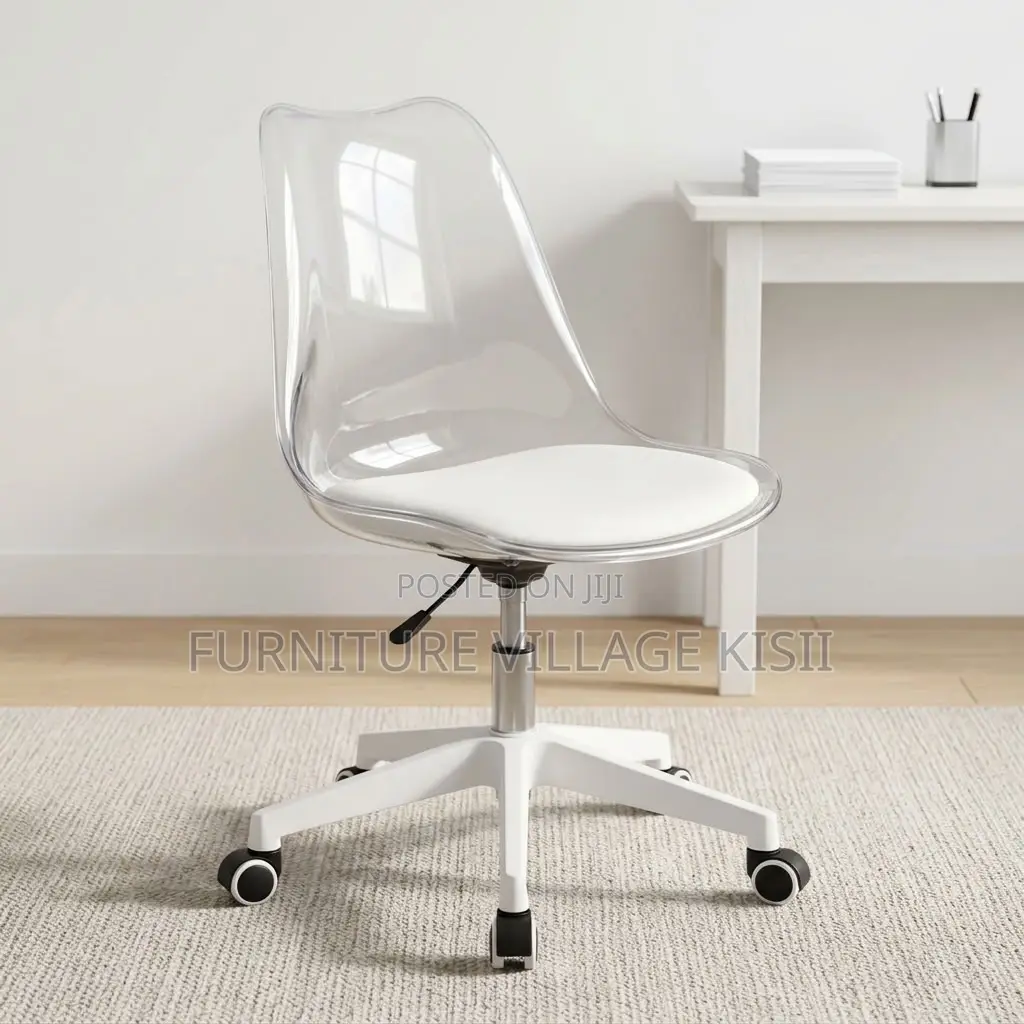 Swivel Acrylic Padded Chair