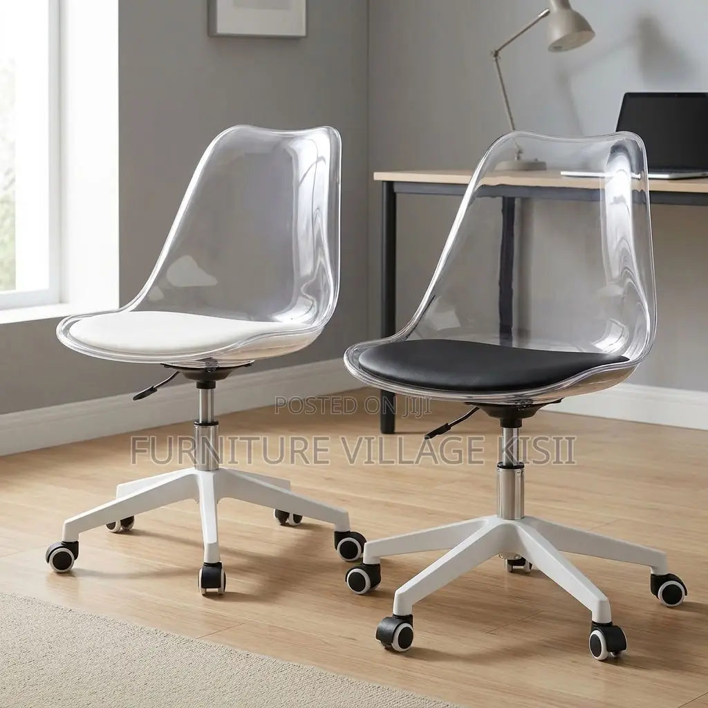 Swivel Acrylic Padded Chair