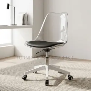 Swivel Acrylic Padded Chair
