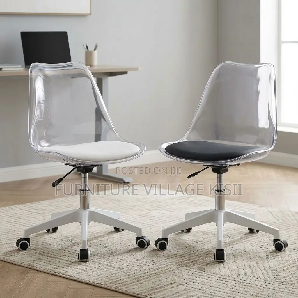 Swivel Acrylic Padded Chair
