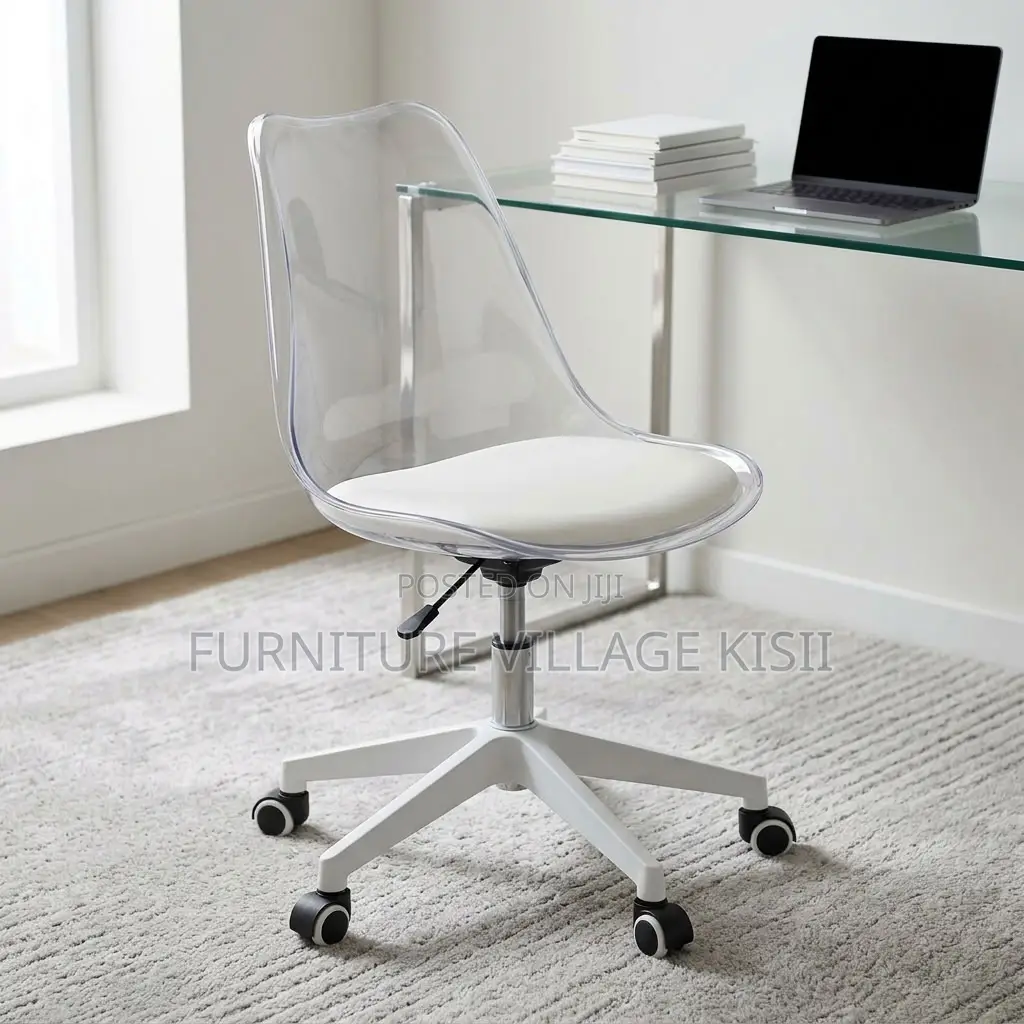 Swivel Acrylic Padded Chair