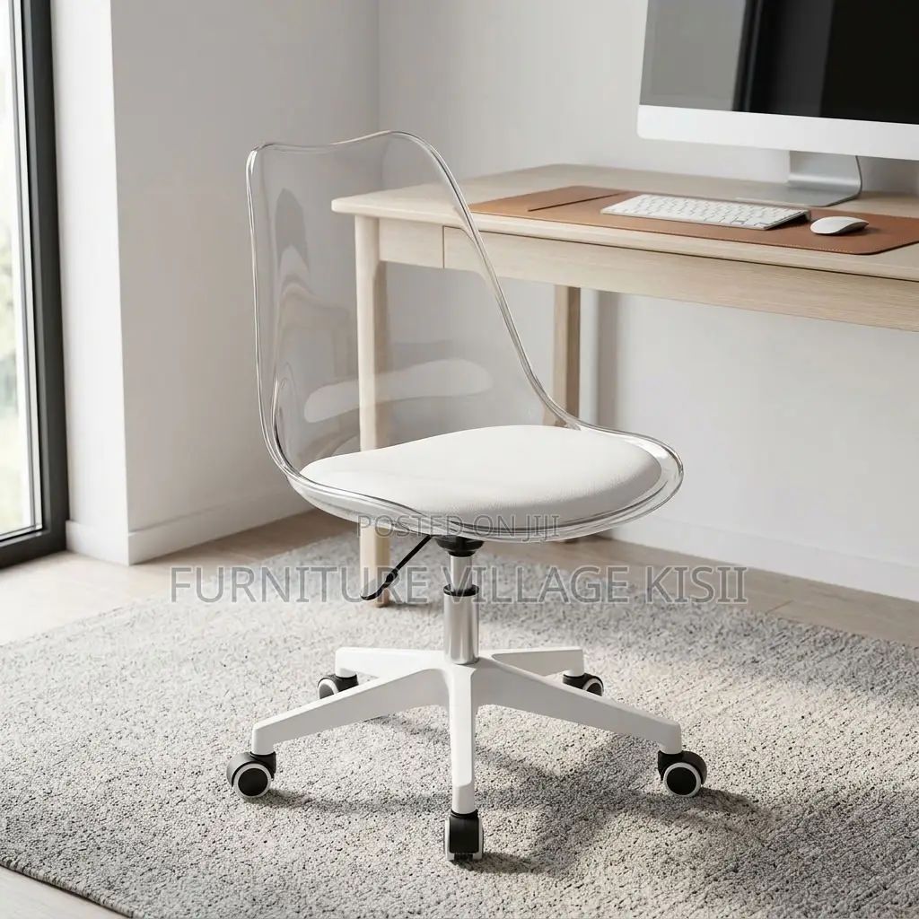 Swivel Acrylic Padded Chair