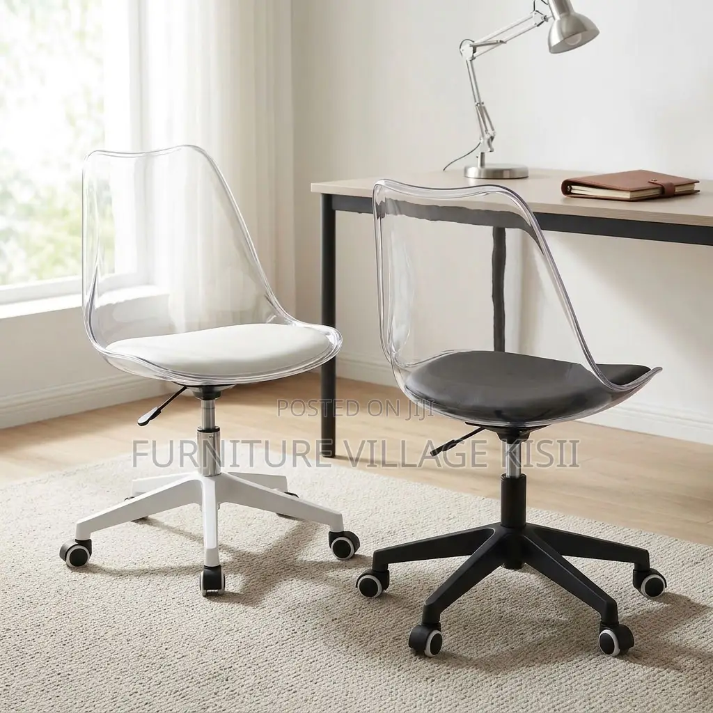 Swivel Acrylic Padded Chair