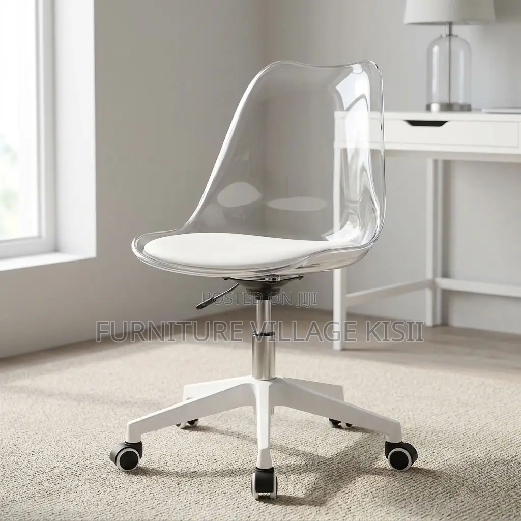 Swivel Acrylic Padded Chair