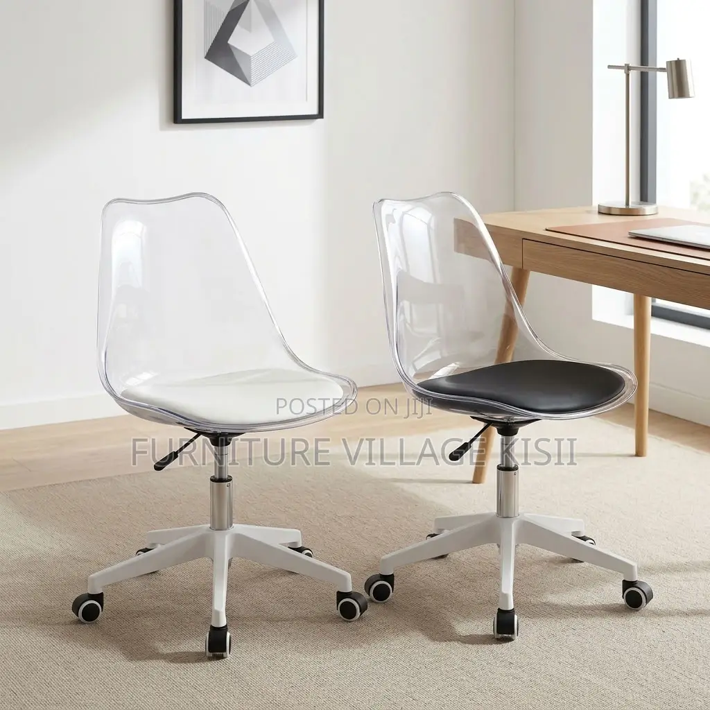 Swivel Acrylic Padded Chair