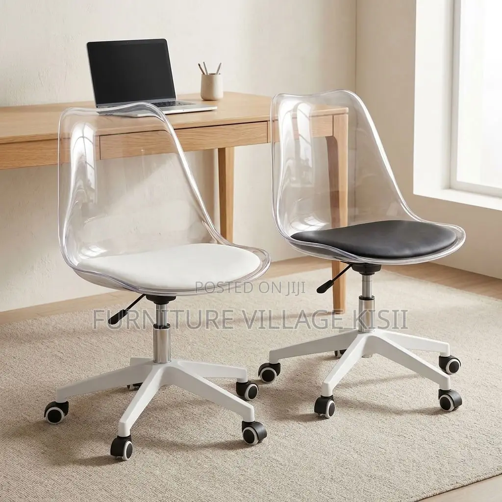 Swivel Acrylic Padded Chair