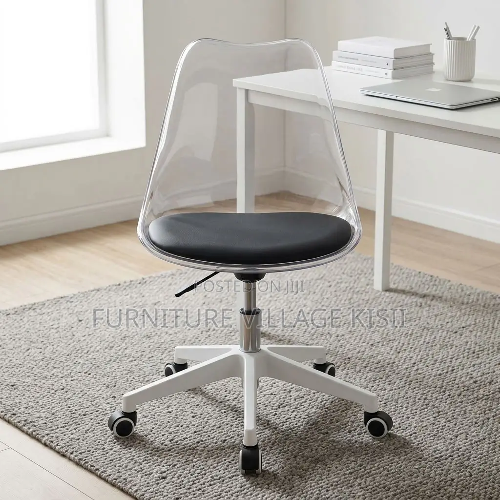 Swivel Acrylic Padded Chair