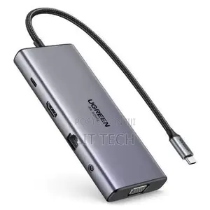 UGREEN 11-in-1 USB-C Hub HDMI/VGA/RJ45/SD/TF/Audio/PD – CM639