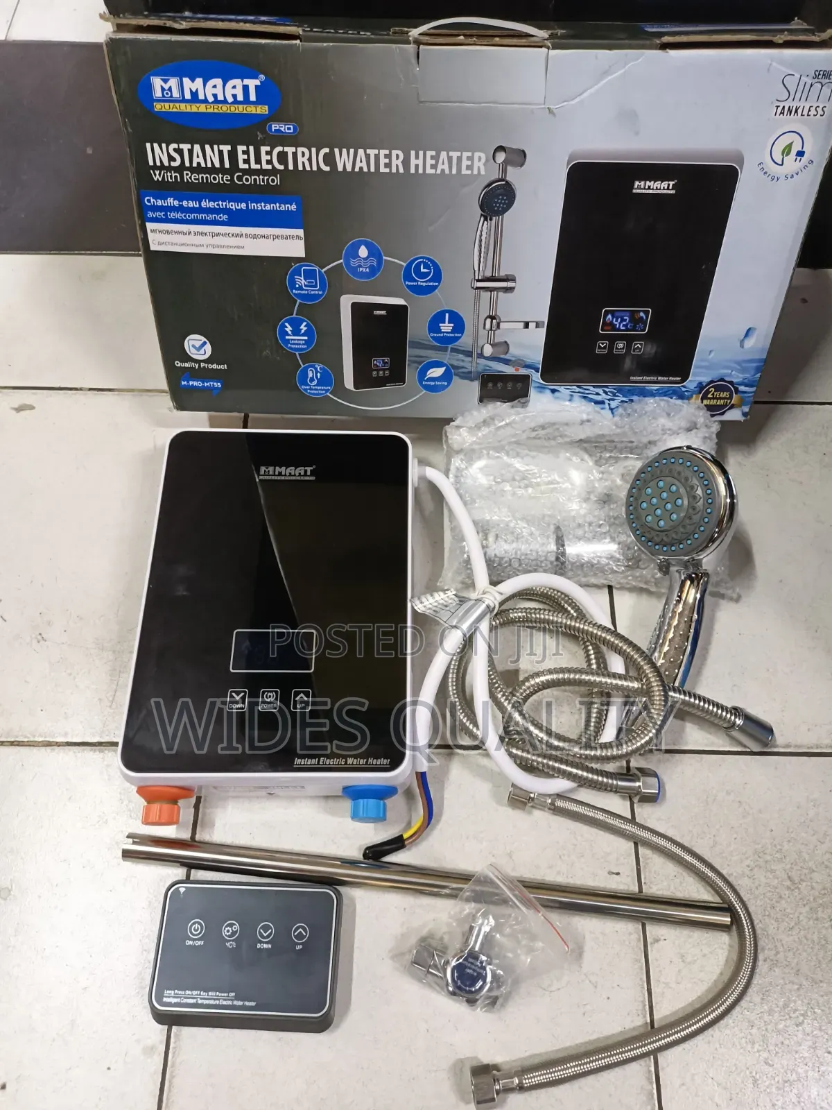 Instant Electric Water Heater Digital Display,remote Control.