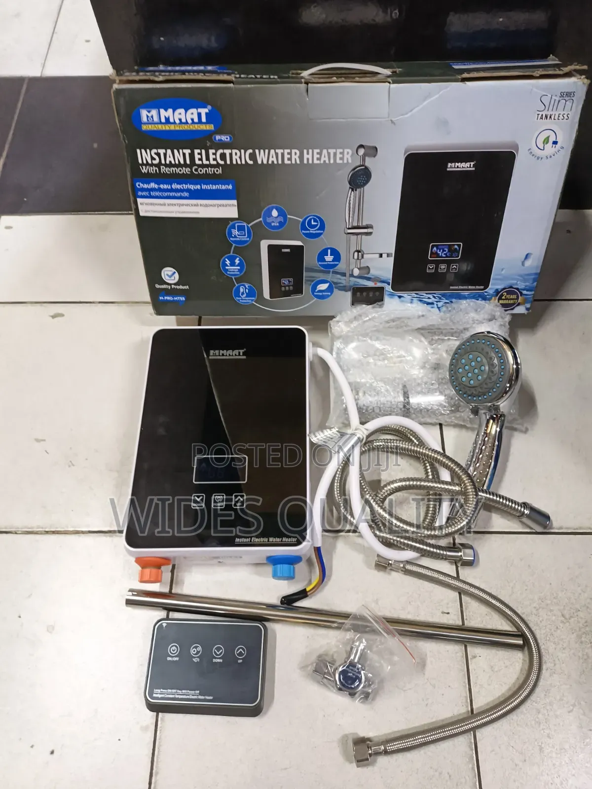 Instant Electric Water Heater Digital Display,remote Control.