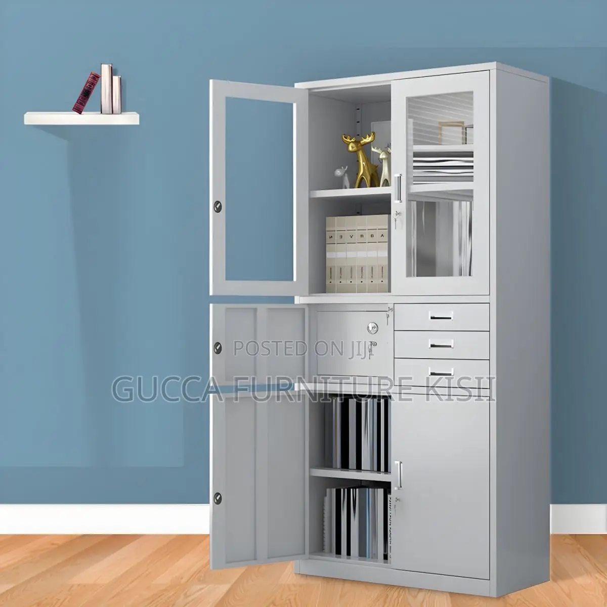 2-Door Cabinet With Safe