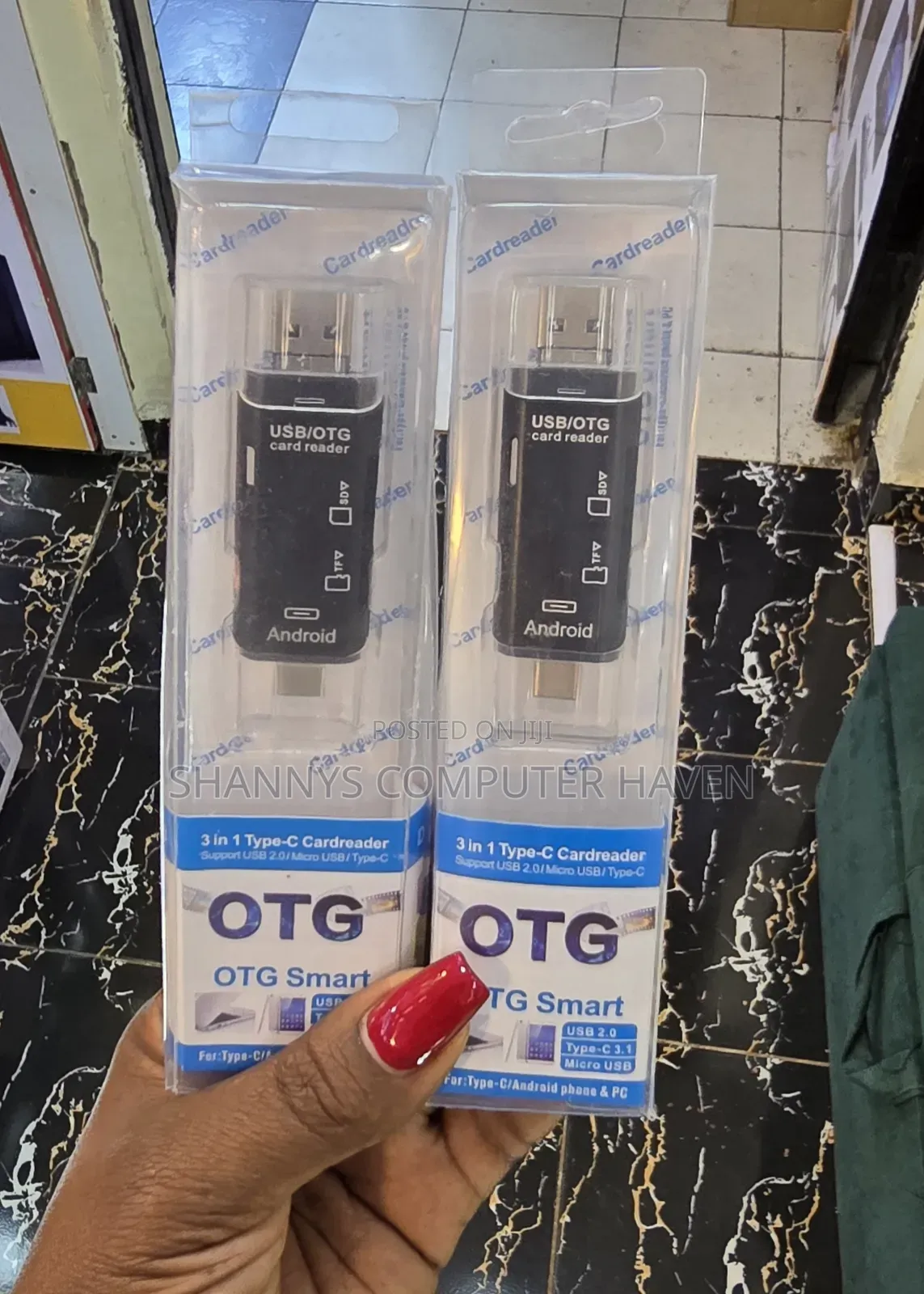 3-in-1 Type-C Card Reader – USB 2.0 | Micro USB | Type-C