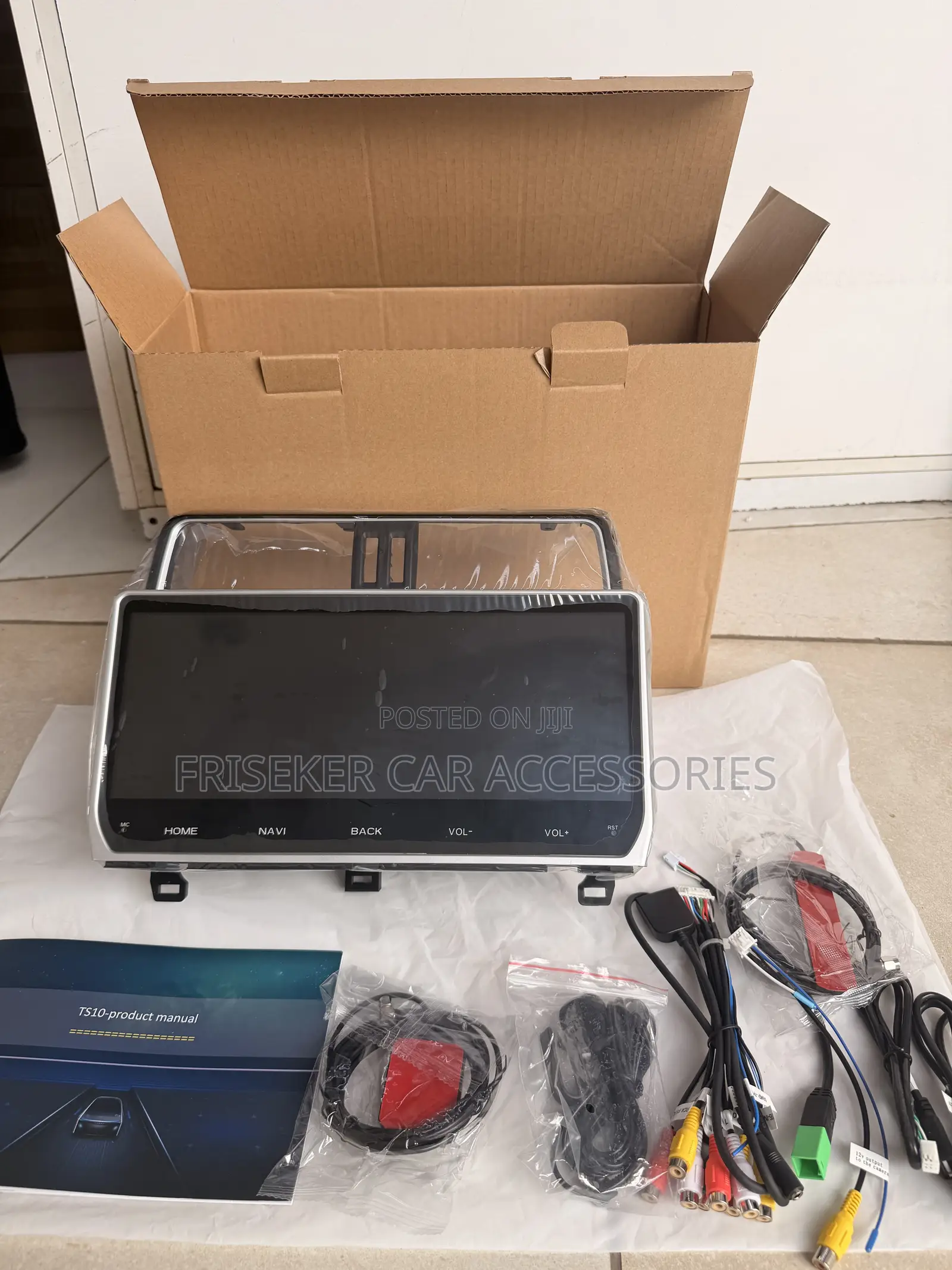 FRISEKER 12.3" Android Car Radio 4+64G 4G for Toyota Prado 2018‐2022