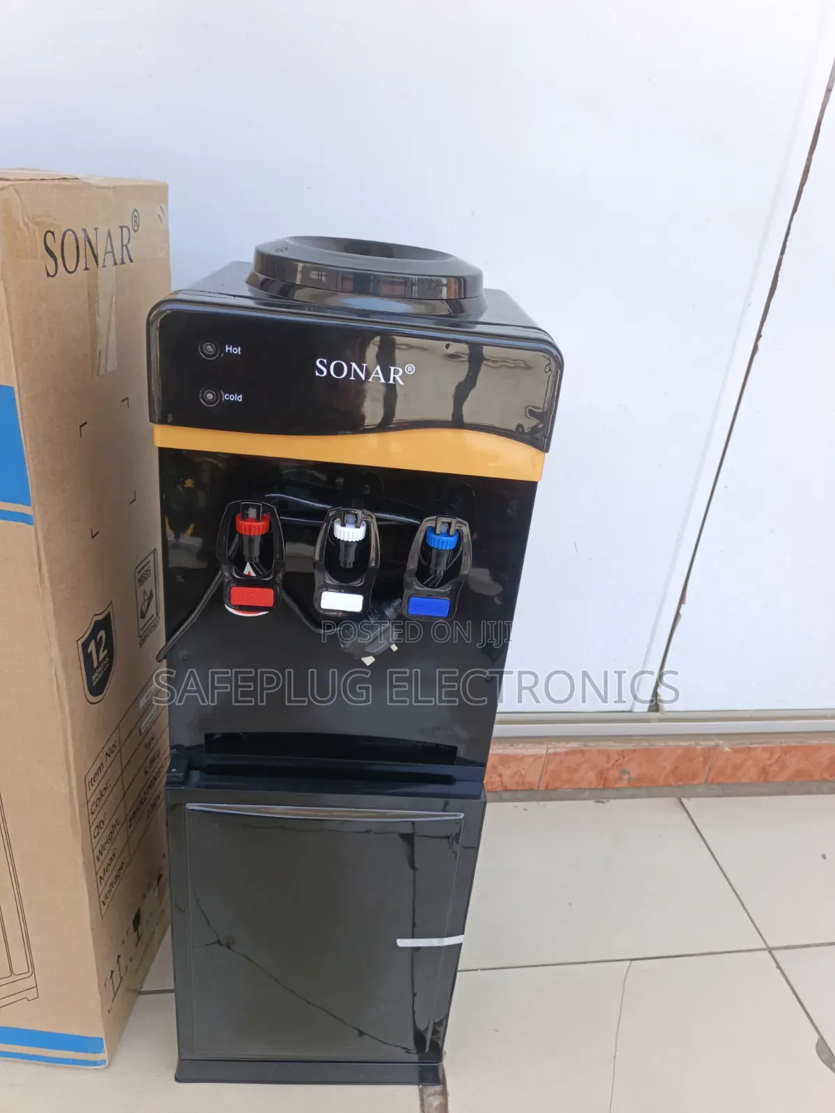 Sonar B7C 3-Tap Water Dispenser – Hot, Cold Normal