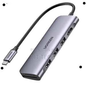 UGREEN USB-C Hub Multiport Adapter ( at 60Hz)/Rj45/Pd/USB 3.2 – CM512