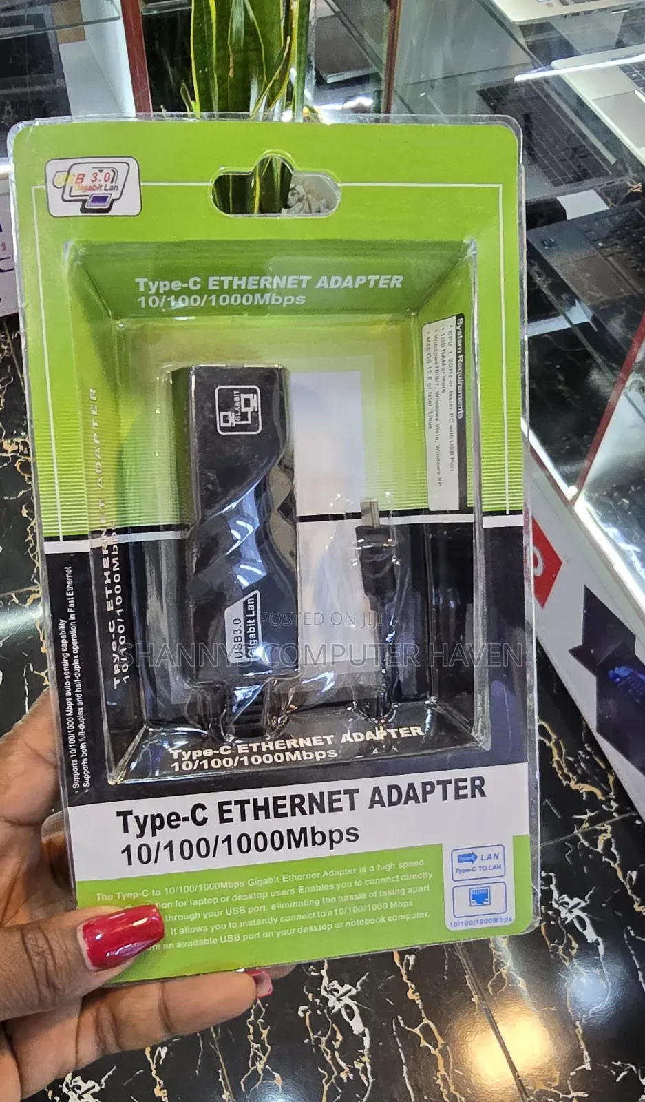 Type-C to Ethernet Adaptermbps | USB 3.0 Gigabit Lan