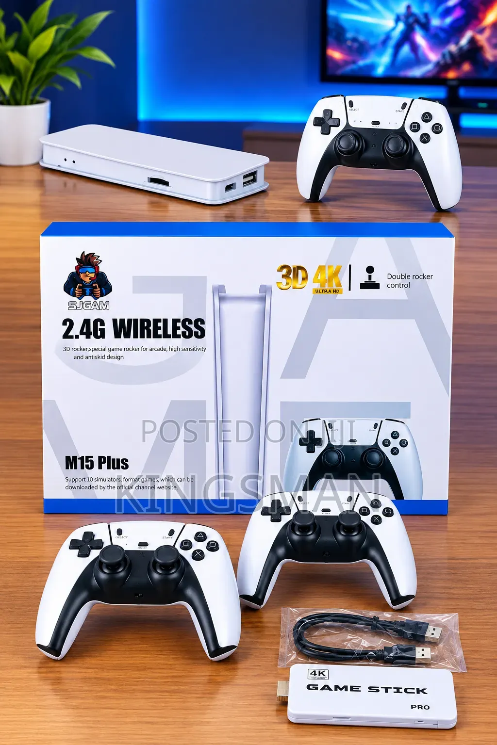 M15 Plus Wireless Retro Game Stick
