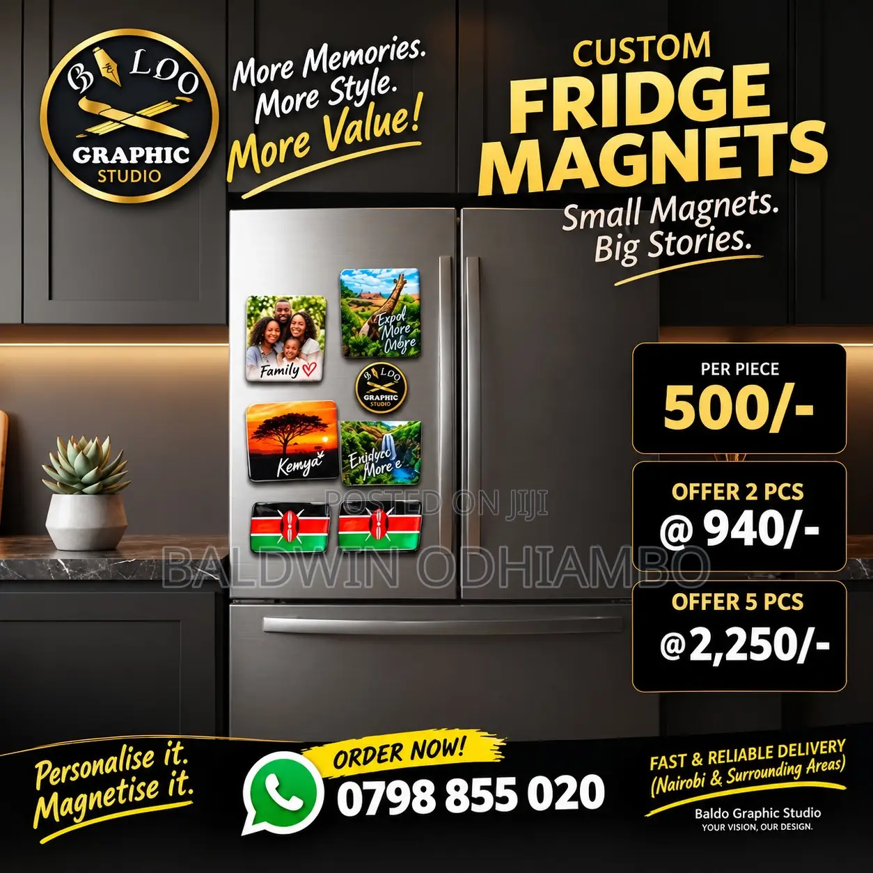Personalised Photo Magnets