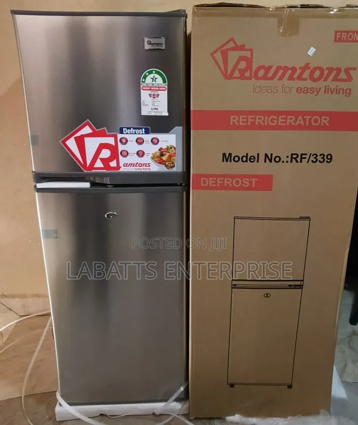  Ramtons 138L Double Door Refrigerator – Spacious Efficient