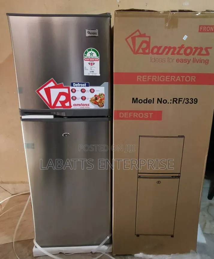  Ramtons 138L Double Door Refrigerator – Spacious Efficient