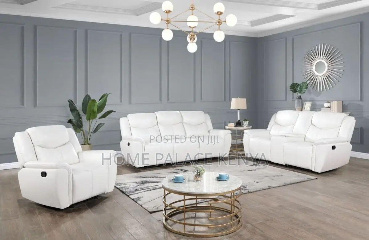 Recliners; Durable 6 Seater Recliner Sofa Set for Everyday Comfort