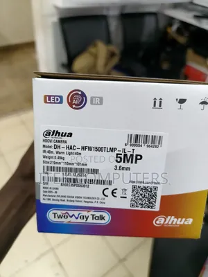 Dahua 5MP Bullet Camera With 40m Vision and Two-Way Communication