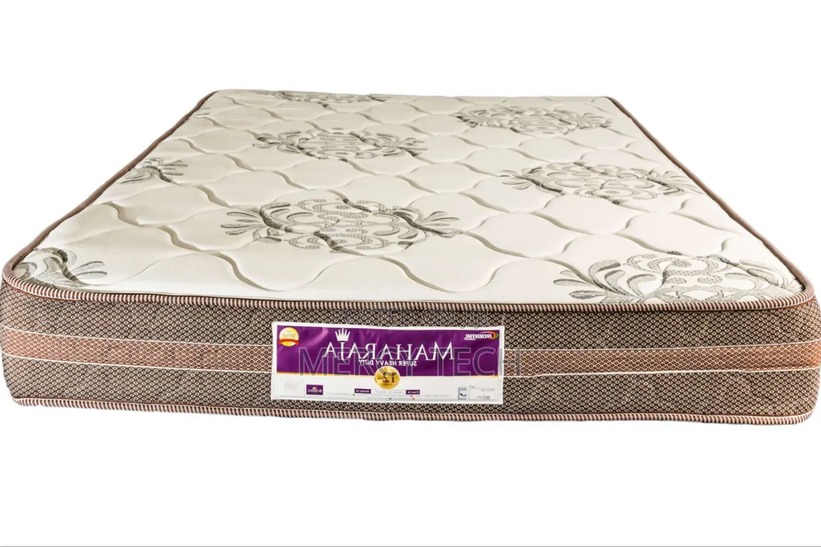 Orthopedic Spring Mattress (Grey, Firm, 35-65kg, 4x6/10")