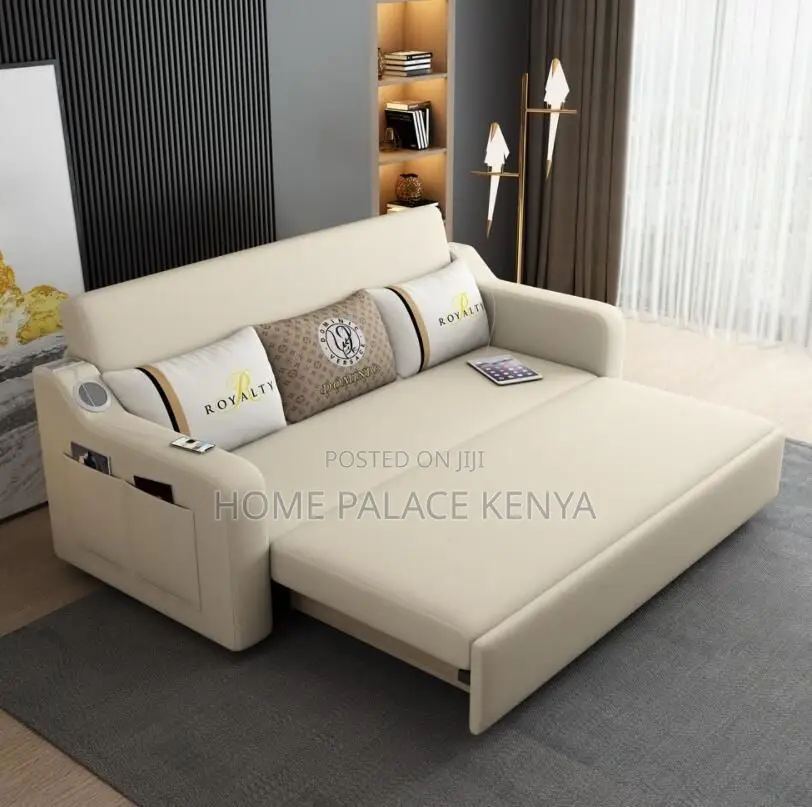 Sofa; Modern Foldable Fabric Sofa Bed for Flexible Living Spaces