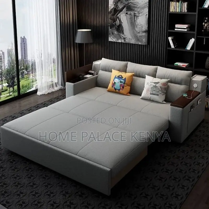 Sofa; Modern Foldable Fabric Sofa Bed for Flexible Living Spaces