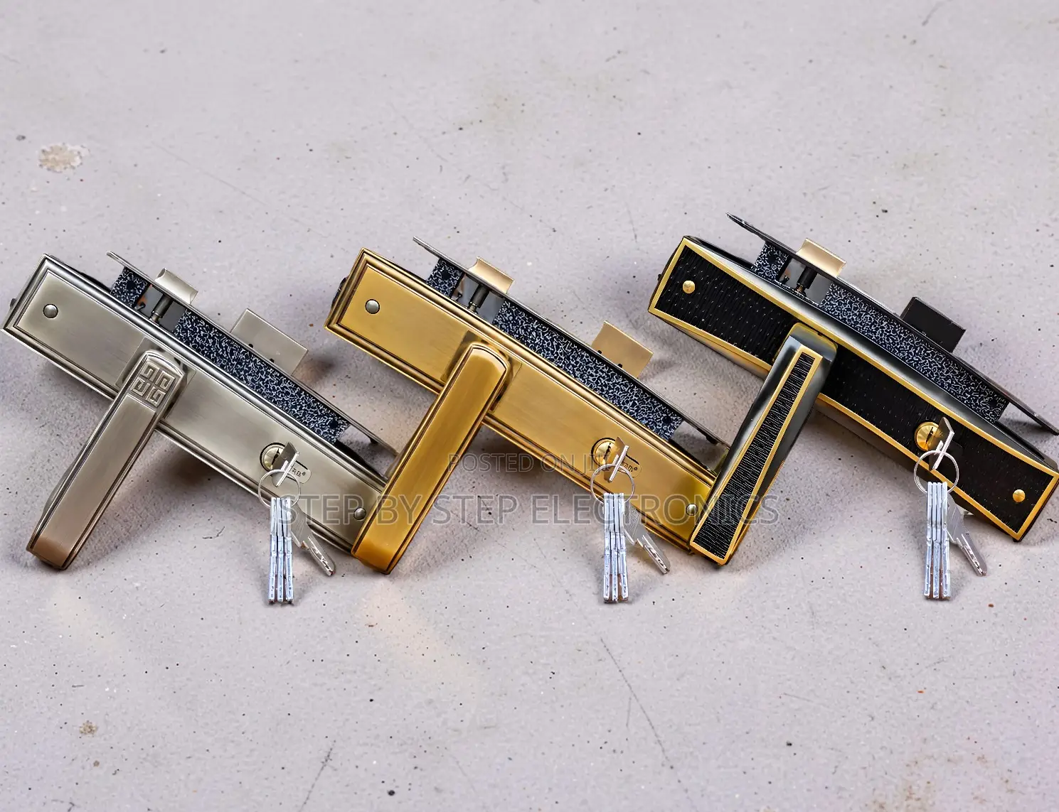 High Security Heavy Duty Door Lock Set With Multiple Keys Included
