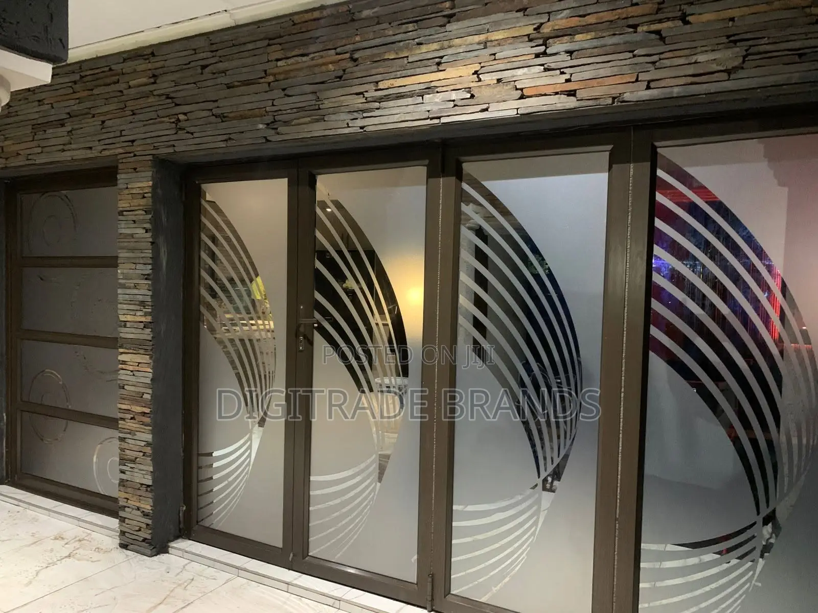 Window Frosting Glass Branding