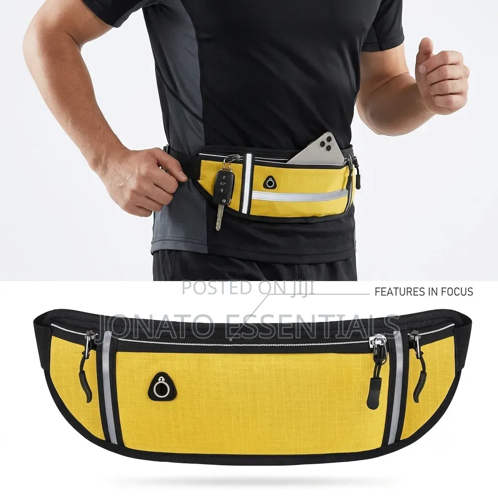 Sports Running Belt Waist Bag Elastic Fitness Fanny Pack