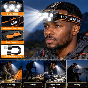 Bright LED Headlights Torch/ Rechargeable Headlights Lamp for Camping
