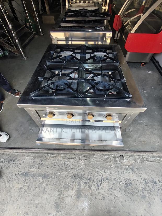 Four Burner Square Commercial Cooker - thumbnail 2