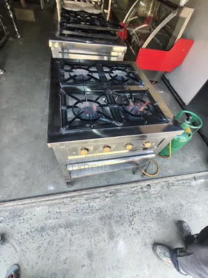 Four Burner Square Commercial Cooker