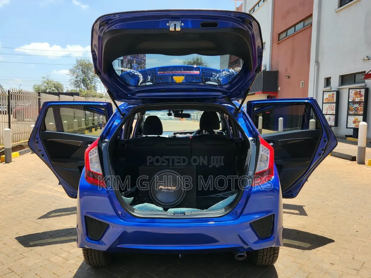 Honda Fit 2017 Blue
